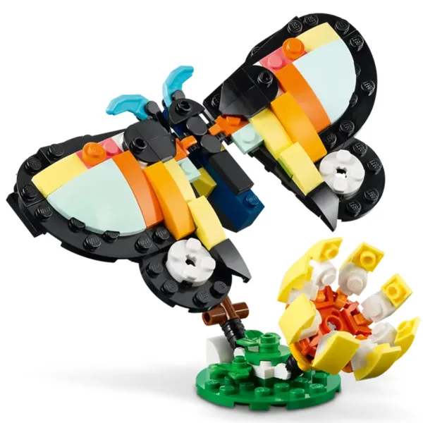LEGO® Creator: Animale sălbatice: Tucan tropical (31173) imaginea 3