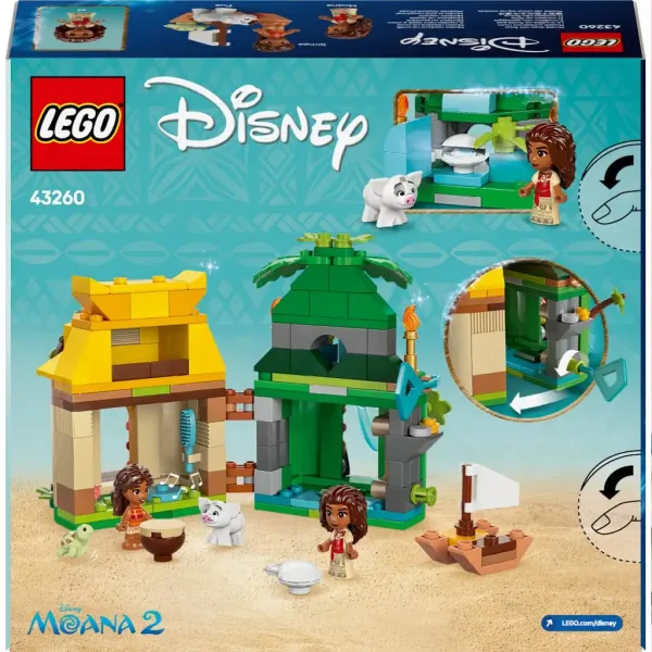 LEGO® Disney: Aventurile vesele ale lui Vaiana pe insulă (43260) imaginea 5