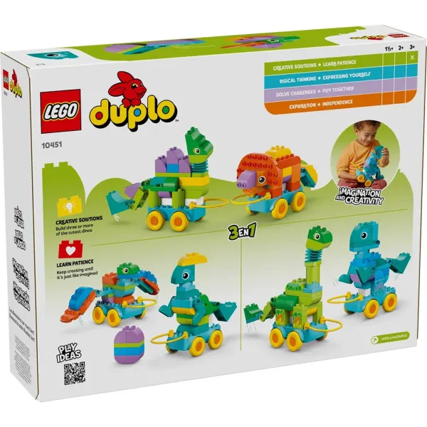LEGO® DUPLO®: dinozauri rulanti 3 în 1 (10451) imaginea 2