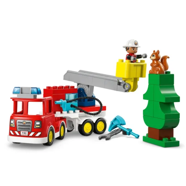 LEGO® DUPLO®: Mașină de pompieri cu furtun și pompier (10473) imaginea 3