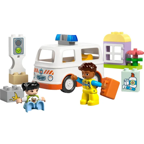 LEGO® DUPLO®: Mașină de salvare și șofer de salvare (10447) imaginea 4