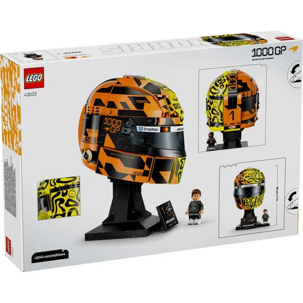 LEGO® Editions: McLaren Mastercard F1® Team Lando Norris cască (43023) imaginea 7