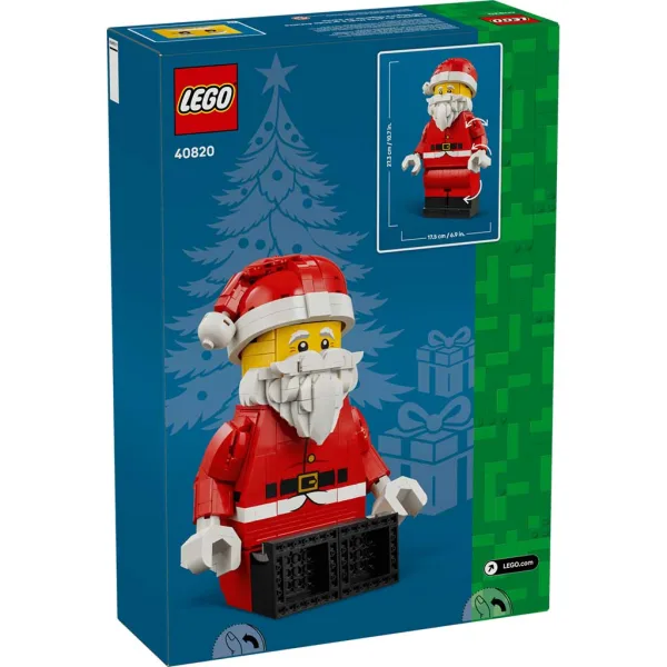 LEGO®: Figurina de Crăciun Moș Crăciun de mari dimensiuni (40820) imaginea 5