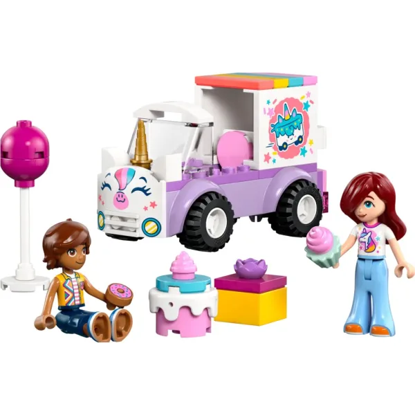 LEGO® Friends: Mașină de livrare tort cu unicorn (42675) imaginea 2