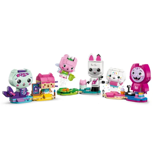 LEGO® Gabi căsuța de păpuși: Prietenii pisici ai lui Gabi construiți din cărămizi (11215) imaginea 3