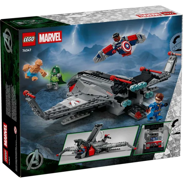 LEGO® Marvel: Răzbunătorii: Trezirea lui Doctor Doom Quinjet (76347) imaginea 7
