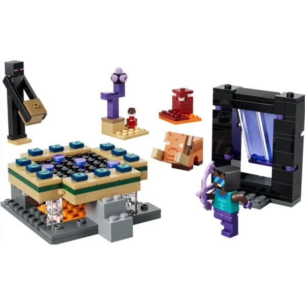 LEGO® Minecraft: Călătorie la Poarta Infernală și la Portalul Final (21584) imaginea 2