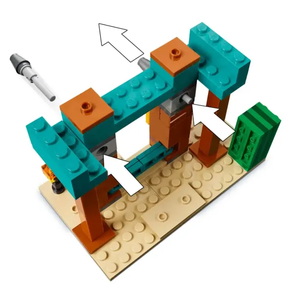 LEGO® Minecraft: Patrularea Illagerek în deșert (21267) imaginea 3