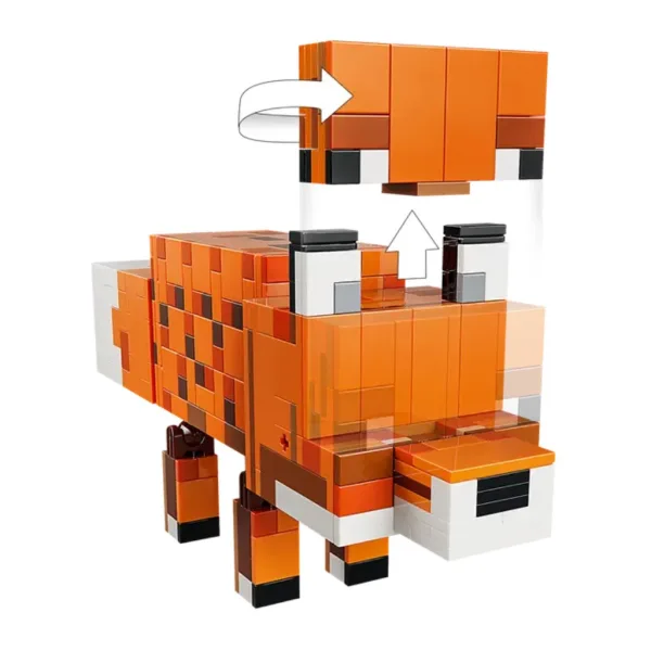 LEGO® Minecraft: Vulpea (21588) imaginea 3