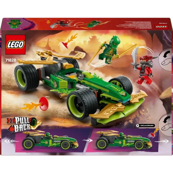 LEGO® Ninjago: Mașina de curse cu retragere a lui Lloyd (71828) imaginea 2