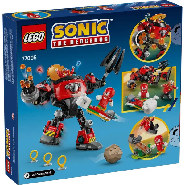 LEGO® Sonic the Hedgehog™: robotul Egg Crusher al lui Knuckles vs. Dr. Eggman (77005) imaginea 6