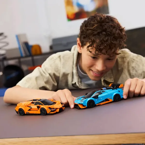 LEGO® Speed Champions: Lamborghini Revuelto și Huracán STO (77238) imaginea 5