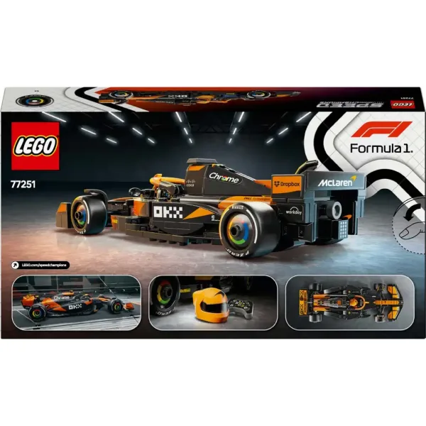LEGO® Speed Champions: McLaren F1® Team MCL38 mașină de curse (77251) imaginea 2