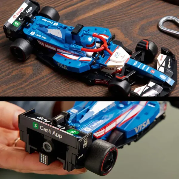 LEGO® Speed Champions: Visa Cash App RB VCARB 01 F1® mașină de curse (77246) imaginea 4