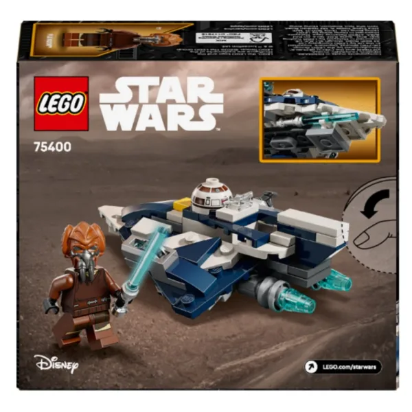 LEGO® Star Wars™: Plo Koon Jedi vânător de stele™ microfighter (75400) imaginea 5