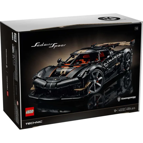 LEGO® Technic: Koenigsegg Sadair's Spear supercar (42232) imaginea 10