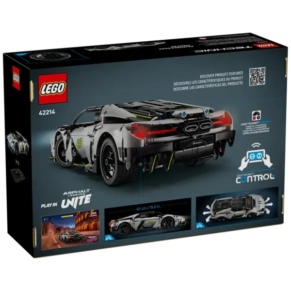 LEGO® Technic: supermașina sport Lamborghini Revuelto (42214) imaginea 6