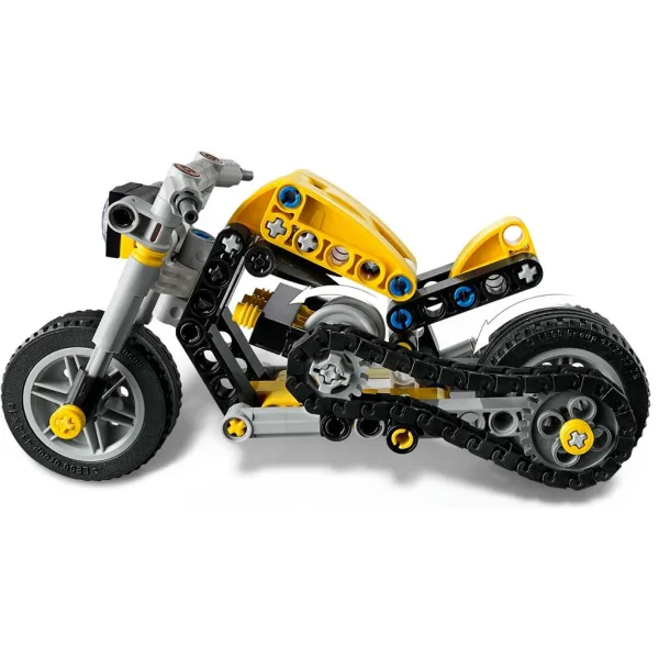 LEGO® Technic: Motocicletă galbenă (42225) imaginea 6