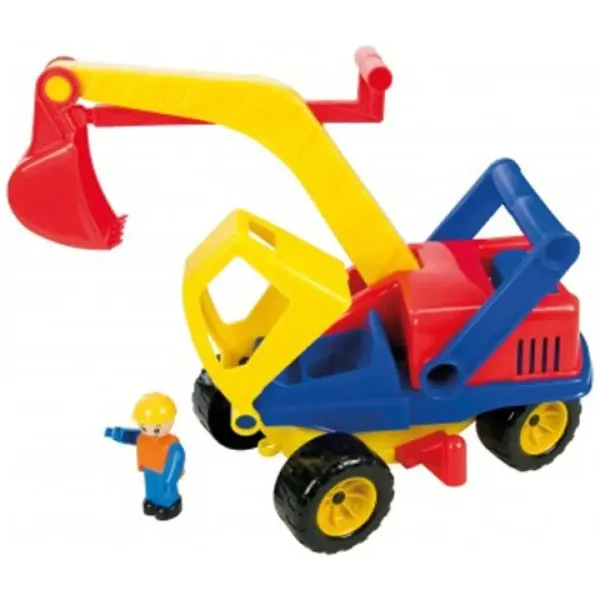 LENA: Actives vehicul de construcţie cu figurină 35cm imaginea 2