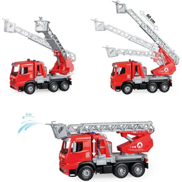 LENA: Mercedes-Bens Arocs mașină de pompieri cu scară 48cm imaginea 3