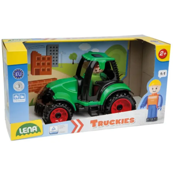 LENA: Truckies tractor cu figurină 17cm imaginea 2