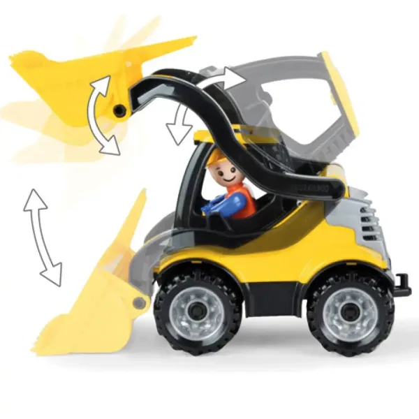 LENA: Truckies vehicul de construcţie cu figurină 21cm imaginea 3