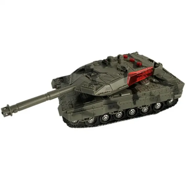 Leopard 2 tanc cu telecomandă RC și efecte de lumină 23cm imaginea 2