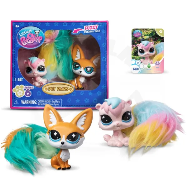 Littlest Pet Shop Pet Pairs figurine de animale set – seria 6 imaginea 2