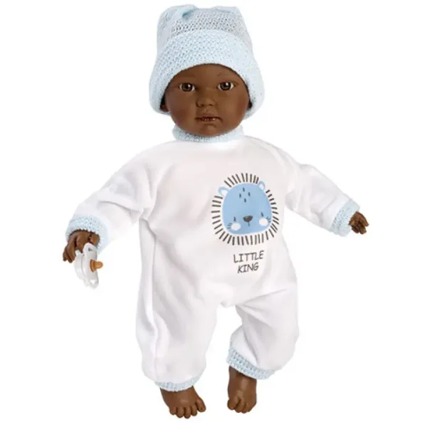Llorens: Cuqui păpușă băiețel afro-american 30 cm imaginea 3