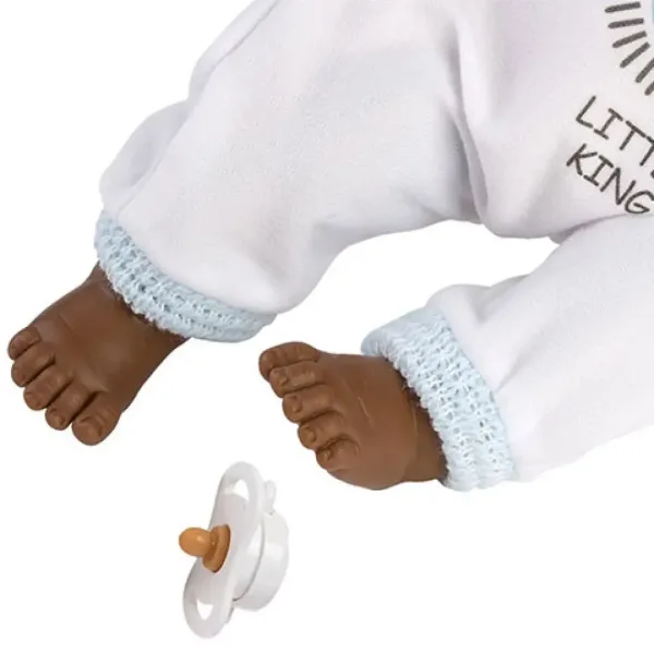 Llorens: Cuqui păpușă băiețel afro-american 30 cm imaginea 4