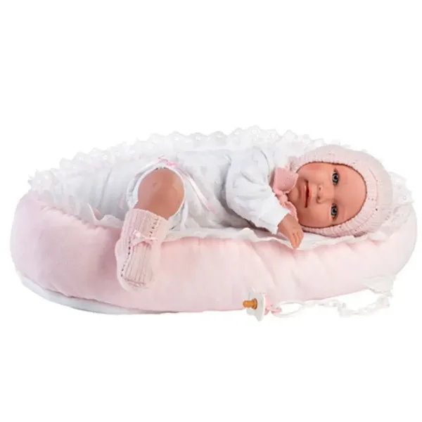 Llorens: Mimi 42cm păpușă care plânge în haine pink imaginea 3