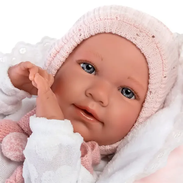 Llorens: Mimi 42cm păpușă care plânge în haine pink imaginea 4