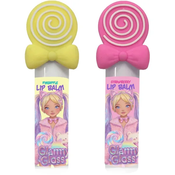 Luna: Balsam de buze aromat în formă de suc cu gloss Glammy, disponibil în mai multe variante 1buc imaginea 2