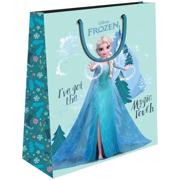 Luna: Disney Regatul de gheață geantă cu model Anna și Elza 33x45x12cm imaginea 2
