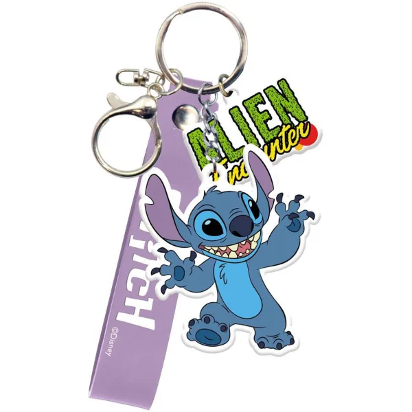 Luna: Disney Stitch breloc cu carabină și decorare cu figurine imaginea 1
