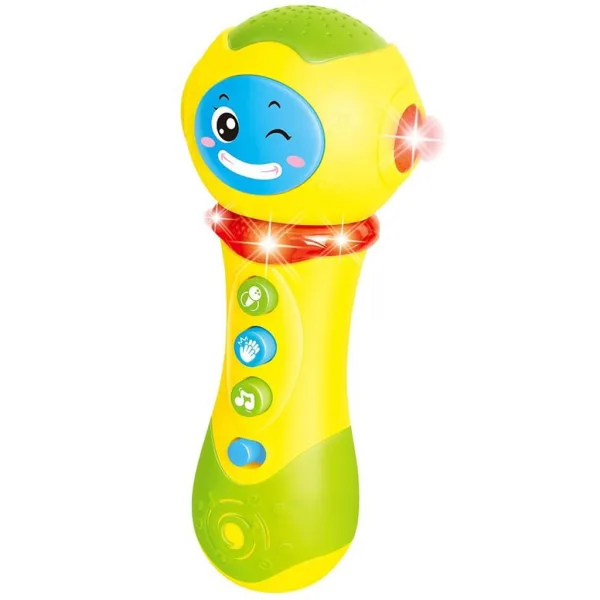 Luna: Microfon interactiv cu lumini și sunete în mai multe variante de culoare 1buc imaginea 2