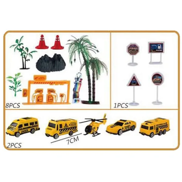 Luna: Set de joc cu vehicule surpriză Small World în ou 1buc imaginea 3