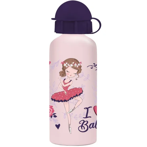 Luna: Sticlă de aluminiu Must Team pentru fete, disponibilă în mai multe variante, 500ml, 1 buc. imaginea 4
