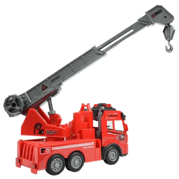 Macara de pompieri cu efecte de lumină și telecomandă RC Scara 1/43 27 MHz 20cm imaginea 3