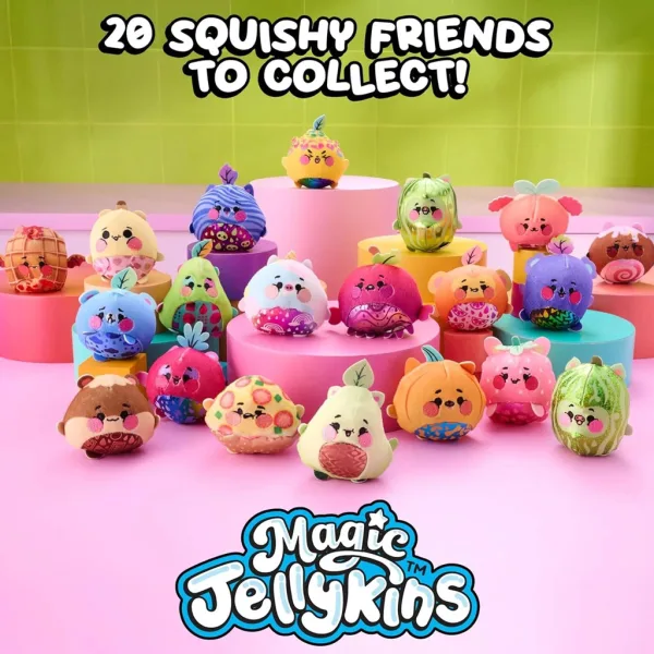 Pachet surpriză cu 2 figurine de pluș Magic Jellykins - Spin Master imaginea 3