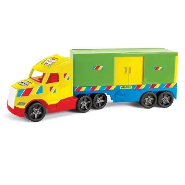 Magic Truck Basic: Camion cu remorcă și lumini 80cm - Wader imaginea 2