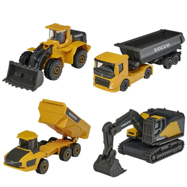 Majorette - Volvo Edition utilaje de construcții set de 4 bucăți - Simba Toys imaginea 2