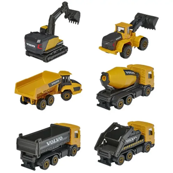 Majorette - Volvo Edition vehicule de construcții mai multe variante - Simba Toys imaginea 3