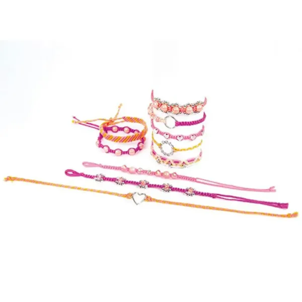 Make It Real realizare de bijuterii, brățări de prietenie macrame imaginea 3