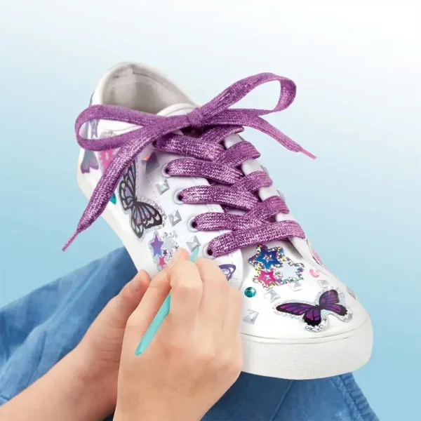 Make It Real: Sticker Chic Decor pantofi - Fluture imaginea 3