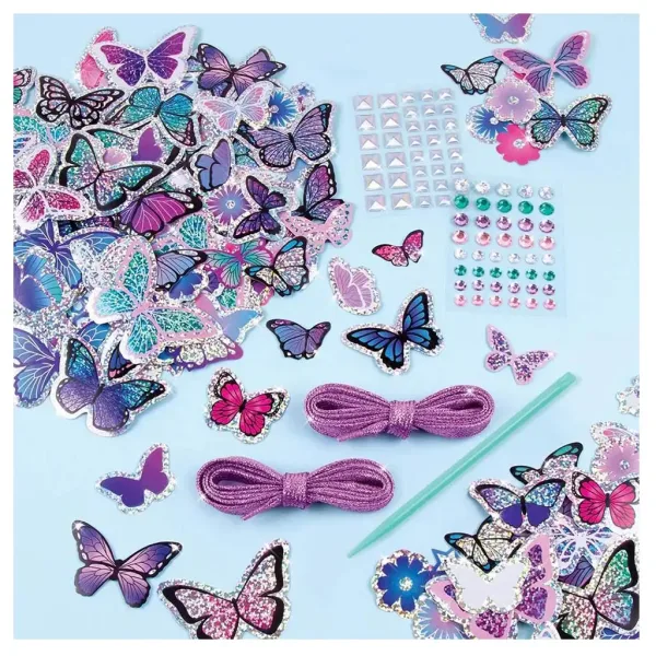 Make It Real: Sticker Chic Decor pantofi - Fluture imaginea 4