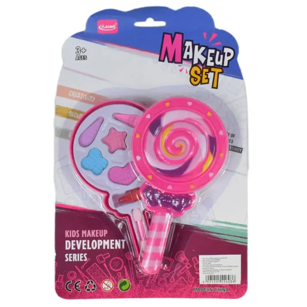 Make Up Set: Paletă de machiaj in formă de acadea cu ruj imaginea 5