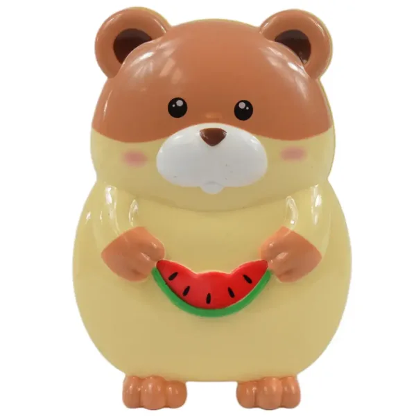 Make Up Set: Paleta de machiaj in forma de hamster cu pensula imaginea 2