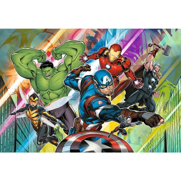 Marvel Răzbunătorii Putere și putere puzzle de 100 de piese - Trefl imaginea 2
