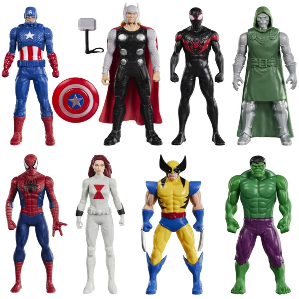Marvel Răzbunătorii: pachet mare cu 8 figurine - Hasbro imaginea 2